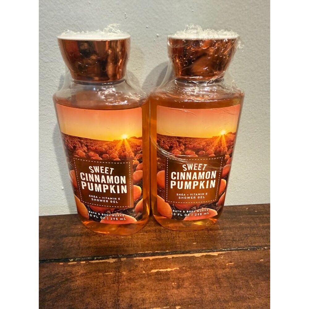 Bath & Body Works Sweet Cinnamon Pumpkin Shower Gels lot of 2